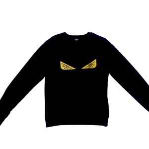 Fendi Monster Crew Neck Sweatshirt women’s size M